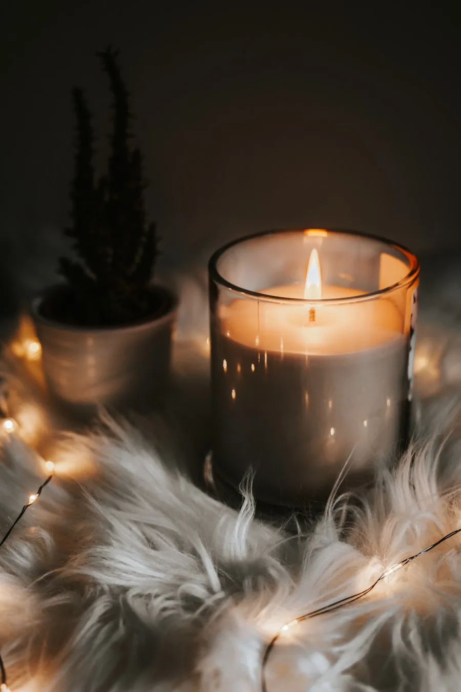 Velas em composicao ritual